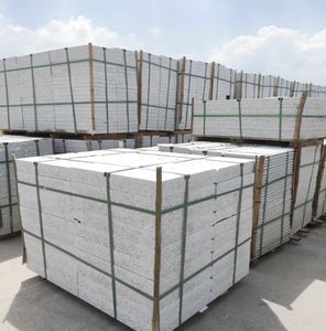 Batu alami luar ruangan eksterior granit desain tangga kualitas baik Polandia Padang wijen putih abu-abu lembaran Paving luar ruangan - Product Image 1