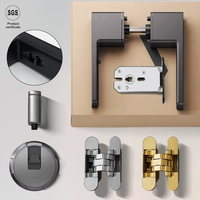 Poignée de porte à levier en alliage de zinc avec bouton poussoir et verrouillage de confidentialité, antirouille, pour chambre d'hôtel, porte intérieure, noir mat