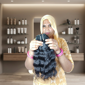 Unprocessed Raw Indian Temple Virgin Human Hair Extensions <b>Cheap</b> Straight Body Wave Natural Wave <b>Wigs</b> None Chemical Processing - Product Image 1
