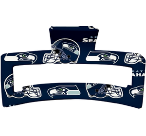 Pinza de Pelo con Diseño de la Marca <span class=keywords><strong>Seattle</strong></span> Seahawks, de Alta Calidad, para Uso Diario, Promocional, para Fiestas y Celebraciones - Product Image 1