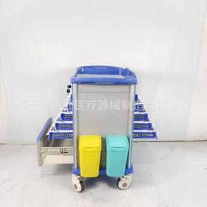 Carrito de Medicamentos Oral con 4 Ruedas, Carro de Hospital de Plástico para Uso en Salas de Enfermería - Product Image 2
