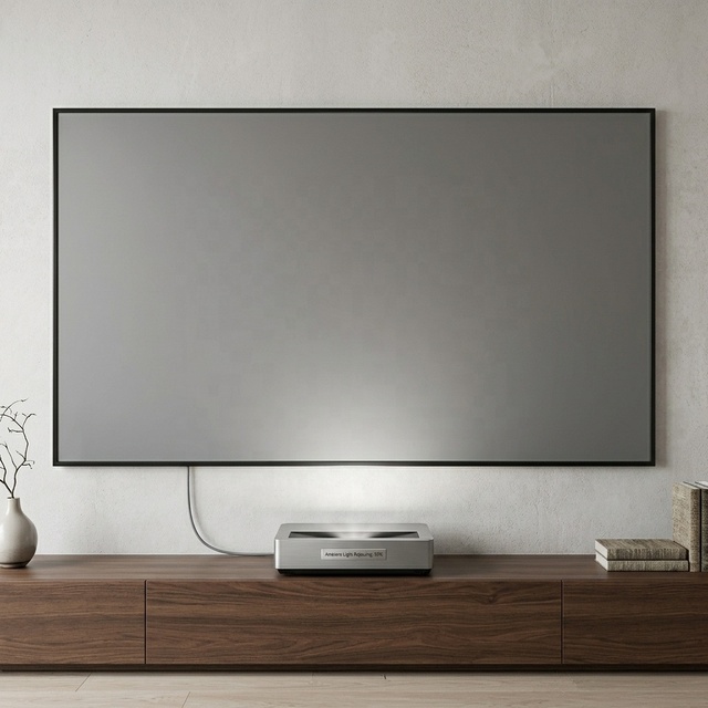 95% Ambient Light Rejecting ALR Fixed Frame Screen for Ultra-Short Throw Projector 4K HDR