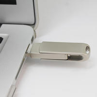 Clé USB 2 en 1 Type C, 16 Go, 32 Go, 64 Go, haute vitesse, USB 2.0, 3.1, clé USB pivotante, OTG