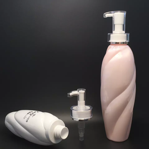 Nhựa 300ml 500ml 750ml chai tóc điều hòa trang trí Trắng chai dầu gội đầu với máy bơm - Product Image 3