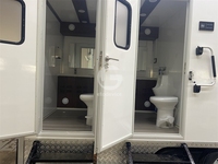 Système de toilettes mobiles Etofoodcarts FT, écologique, en acier galvanisé résistant à la corrosion, remorque de toilettes portable