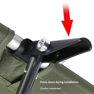 <span class=keywords><strong>Lit</strong></span> <span class=keywords><strong>de</strong></span> camp pliable en aluminium à montage rapide |   Capacité <span class=keywords><strong>de</strong></span> charge <span class=keywords><strong>de</strong></span> 120 kg |   Aucun outil n'est nécessaire pour le camping <span class=keywords><strong>et</strong></span> la survie en plein air - Product Image 3