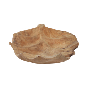 Ciotola in legno a forma di foglia per decorare il tavolino da caffè, elegante complemento d'arredo per la casa, porta chiavi e porta caramelle - Product Image 3