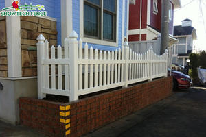 Clôture en vinyle de <span class=keywords><strong>piscine</strong></span> en <span class=keywords><strong>PVC</strong></span> festonnée de 3 "7/8" de 4 pieds de haut x 8 pieds de large - Product Image 5