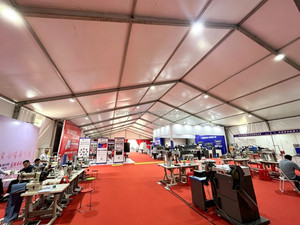 Tente d'exposition commerciale en aluminium à grande portée, logo personnalisé, imperméable, PVC 850g, chapiteau d'événement extérieur pour promotion - Product Image 6