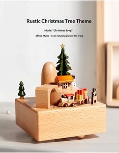 Carillon in Legno a Manovella Fai-da-Te, Regalo di Compleanno Creativo e Pratico per Bambini, Giocattolo Musicale Personalizzato con Suono Anni '60 - Product Image 3