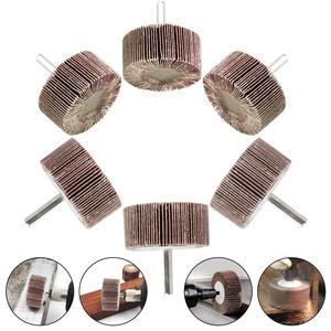 Dụng Cụ Mài Mòn Gắn Chất Lượng Cao Bánh Xe Mài Vải Cát Với Thân Trục Để Loại Bỏ Rỉ Sét, Gỡ Lỗi, Mài Đánh Bóng Phẳng - Product Image 6