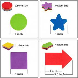 Accessoires pour vêtements et traitement Nouveaux marqueurs de place pour tapis multicolores personnalisés pour la salle de classe - Product Image 5