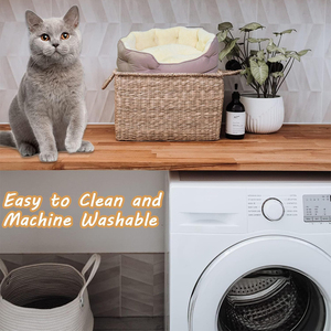 Nuevo Sofá Cama para Perros Súper Suave, Color Gris, Lujoso, Cama para Perros Grandes y Gatos, Sofá para Mascotas - Product Image 4