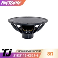 Subwoofers Neo de 21'' y 3400W, Altavoces Subwoofer de 21 Pulgadas para Sistema de Line Array PA con Rango de Frecuencia de 29-1000Hz y 8 Ohmios de Impedancia