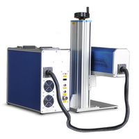 Machine de marquage laser à fibre optique compacte 30W, portable et de bureau