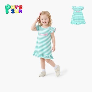 فساتين أطفال صيفية من القطن العضوي 100% من بوتيك بيورسن، ملابس أطفال مخصصة - Product Image 2