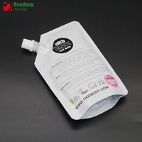 Sachets souples à bec verseur personnalisés de haute qualité pour détergent, emballage stand-up avec bec verseur, sachets compressibles en plastique