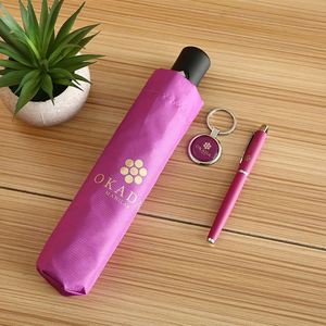 Custom Logo <b>Gift</b> <b>Set</b>: Insulated Tumbler, Notebook & Keychain - Perfect Corporate <b>Gifts</b> - Product Image 3