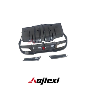 Difusor de Parachoques Trasero de Fibra de Carbono Estilo IMP para <span class=keywords><strong>Mercedes</strong></span> Benz W205 Clase C <span class=keywords><strong>C43</strong></span> C63 4 Puertas 2015+ Kit de Carrocería con Lip Trasero - Product Image 2