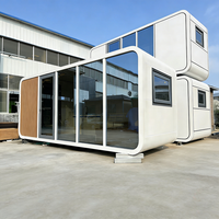 Maison capsule préfabriquée Apple Cabin, directement de l'usine, moderne, modulaire, insonorisée, étanche, pour glamping, hôtel, bureau.