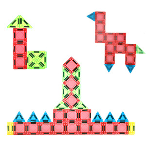 Bloques de construcción magnéticos fuertes y personalizables al por mayor, juego de azulejos para la educación temprana para niños de 3 a 6 años - Product Image 4