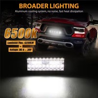Projecteur de point de barre lumineuse LED de 7 pouces 120W et antibrouillard automobile pour camions tout-terrain 4*4 pour véhicules de travail et d'ingénierie