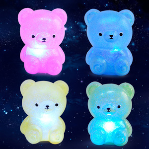 Factory Wholesale New Bear Animal Decompression Pinch Soft Rubber <b>Squeeze</b> Vent <b>Ball</b> Luminous Toy Squishy Toys DMG - Product Image 3