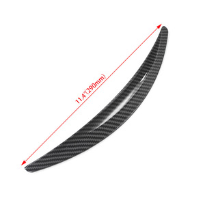 Extensions d'ailes en fibre de carbone 4 pièces, garnitures adhésives en plastique ABS pour passages de roues, autocollants de voiture pour Tesla Model 3 - Product Image 2