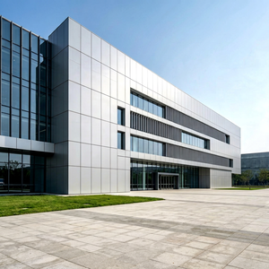 Le fabricant de revêtements en aluminium de Foshan personnalise les designs de murs-rideaux extérieurs en tôle d'aluminium fluorocarbure. - Product Image 1