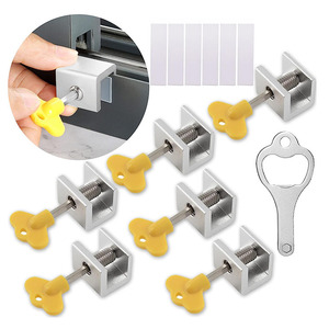 Blocca Finestre Regolabile in Acciaio Inox a Prova di Bambino, Orizzontale e Verticale, per Sicurezza Domestica - Product Image 5