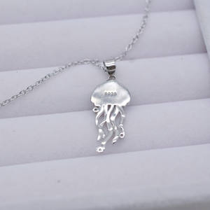 Элегантное и модное 925 Серебряное иллюзионное Австралийское ожерелье с сокровищами синее ожерелье с Медузой - Product Image 2