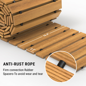 ทางเดินระเบียงสวนไม้ตกแต่งกลางแจ้งทางเดินริมทะเล - Product Image 4