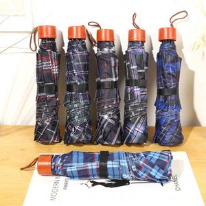 Parasols pliables automatiques tendance promotionnels pour le vent avec poignée personnalisée - Product Image 1