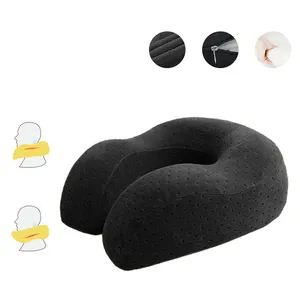 Flexible Warm Winter Pure Color Headrest Neck Support Sleeping Travel Car Pillow