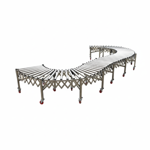 창고 운송용 전자동 철제 체인 분배기, 조립 라인용 플렉시블 텔레스코픽 컨베이어 - Product Image 5