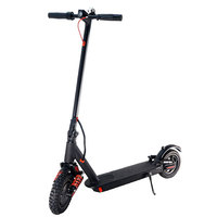Trottinette électrique pliable 350W avec batterie 36V 6.6Ah, pneus pleins de 8,5 pouces et double suspension