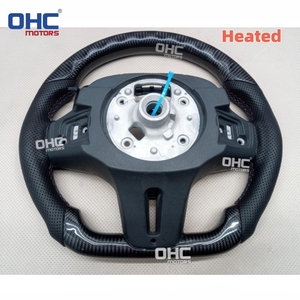 Volante Deportivo M de Fibra de Carbono con Calefacción para BMW M550i 540i G30 G31 G32 G11 G16 G01 G02 G05 G06 G07 X5m M8 M5 con Piezas de Acabado - Product Image 3