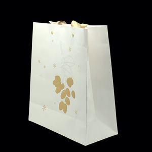 Wholesale Custom Luxury Kraft Paper <b>Bags</b> Printed Luxury Craft Gift <b>Packaging</b> for <b>Clothing</b> Shoes Ribbon for Shopping - Product Image 3