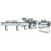 Machine d'emballage de type oreiller entièrement automatique à moteur électrique pour papier toilette en plastique et marchandises générales