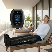 Bottes de récupération à compression thérapeutique 6 chambres, écran LCD, soulagement de la douleur, OEM personnalisé, compression avancée, 8 modes, pression 30-260 mmHg