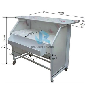 Comptoir de bar à cocktails mobile en aluminium à Guangzhou Factory Bar portable sur roues Comptoir de bar à domicile Comptoir de café - Product Image 1