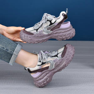 2025 verano transpirable Mujer Durian deportes zapatos de viaje superficie de malla de moda suela gruesa Fitness caminar punto al por mayor - Product Image 6