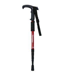 Bâtons de randonnée télescopiques en alliage d'aluminium avec amortissement par ressort pour la marche et la randonnée en plein air - Product Image 2