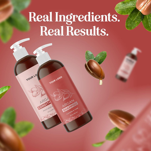 Professional Argan Oil <b>Shampoo</b> for Adults Private Label for Curly Hair Herbal Moisturizing Anti-Dandruff Loss Relief - Product Image 3