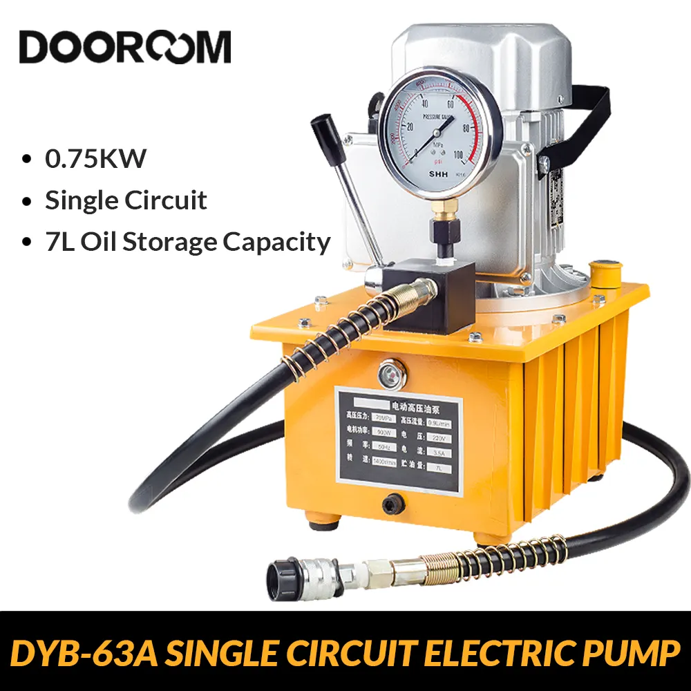 DYB-63A 싱글 루프 유압 전기 펌프 700 바 고압 단일 루프 유압 펌프