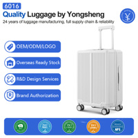 Ensemble de 4 valises de voyage rigides roses personnalisées, légères, grande capacité, haute qualité, pour PC, vente en gros