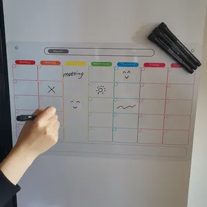 Weekly Dry Erase Board For Fridge Magnetic Calendar Whiteboard Planner Chore Chart For Kids