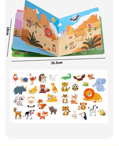 Pegatina de Vinilo Mágica Reutilizable, Portátil y Silenciosa para Niños, Aprendizaje Preescolar, Educativa - Product Image 3