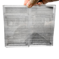 Support magnétique 35pt pour cartes, soudé par ultrasons, pour cartes gradées, étuis de rangement pour cartes à collectionner, support de présentation pour cartes Pokémon et cartes sportives gradées