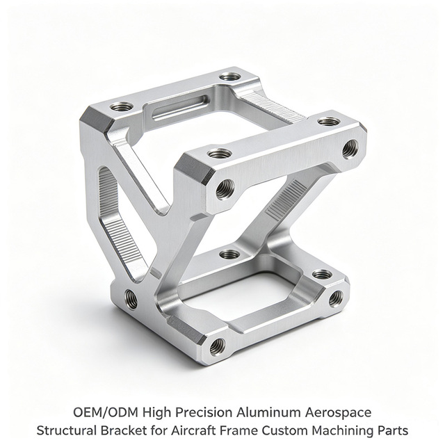 OEM/ODM High Precision Aluminum Aerospace Structural Bracket for Aircraft Frame Custom Machining Parts